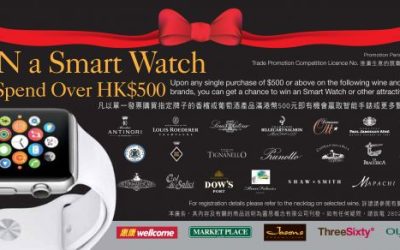 Win a smart watch with fine wine